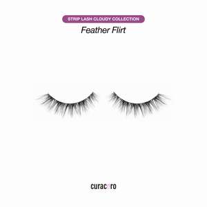 Ultra-Light Micro Band Strip Lash - Feather Flirt Style (5 Pairs)