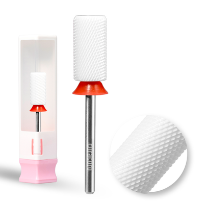 Ceramic Nail Drill Bit - Large Barrel Bit – Chamfer - Fine 3/32"