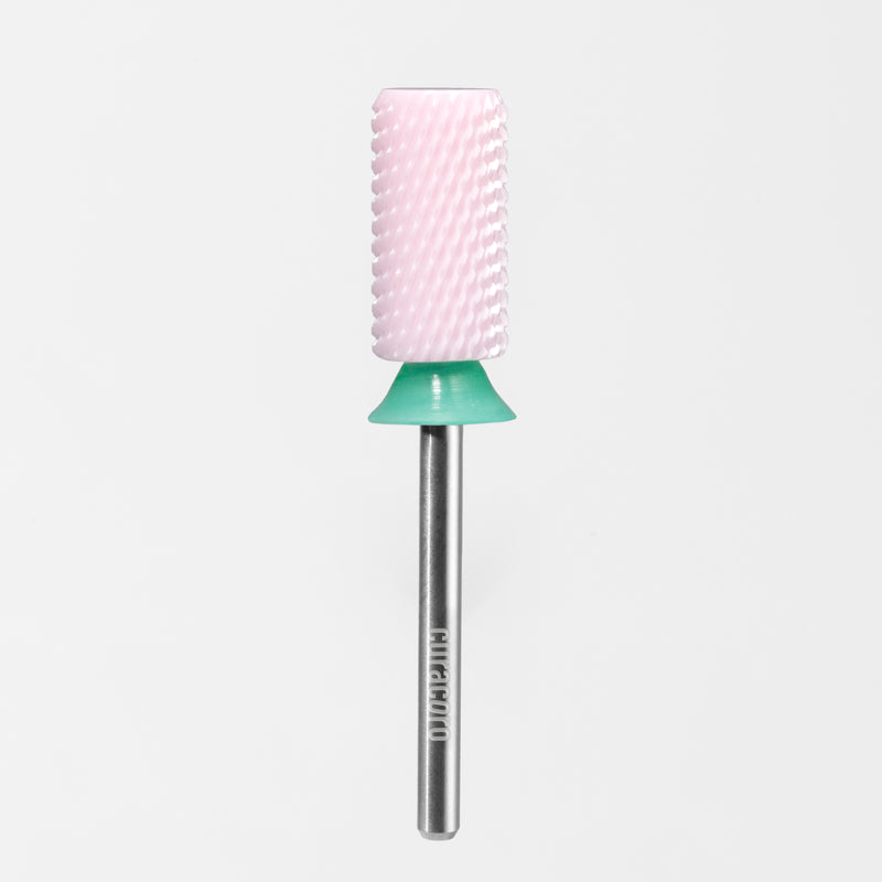 Ceramic Nail Drill Bit - Large Barrel Bits - Chamfer - Coarse 3/32"