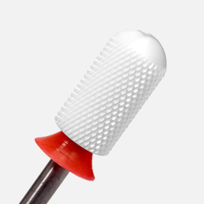 Ceramic Nail Drill Bit - Large Barrel Smooth Top Bit – Fine 3/32"