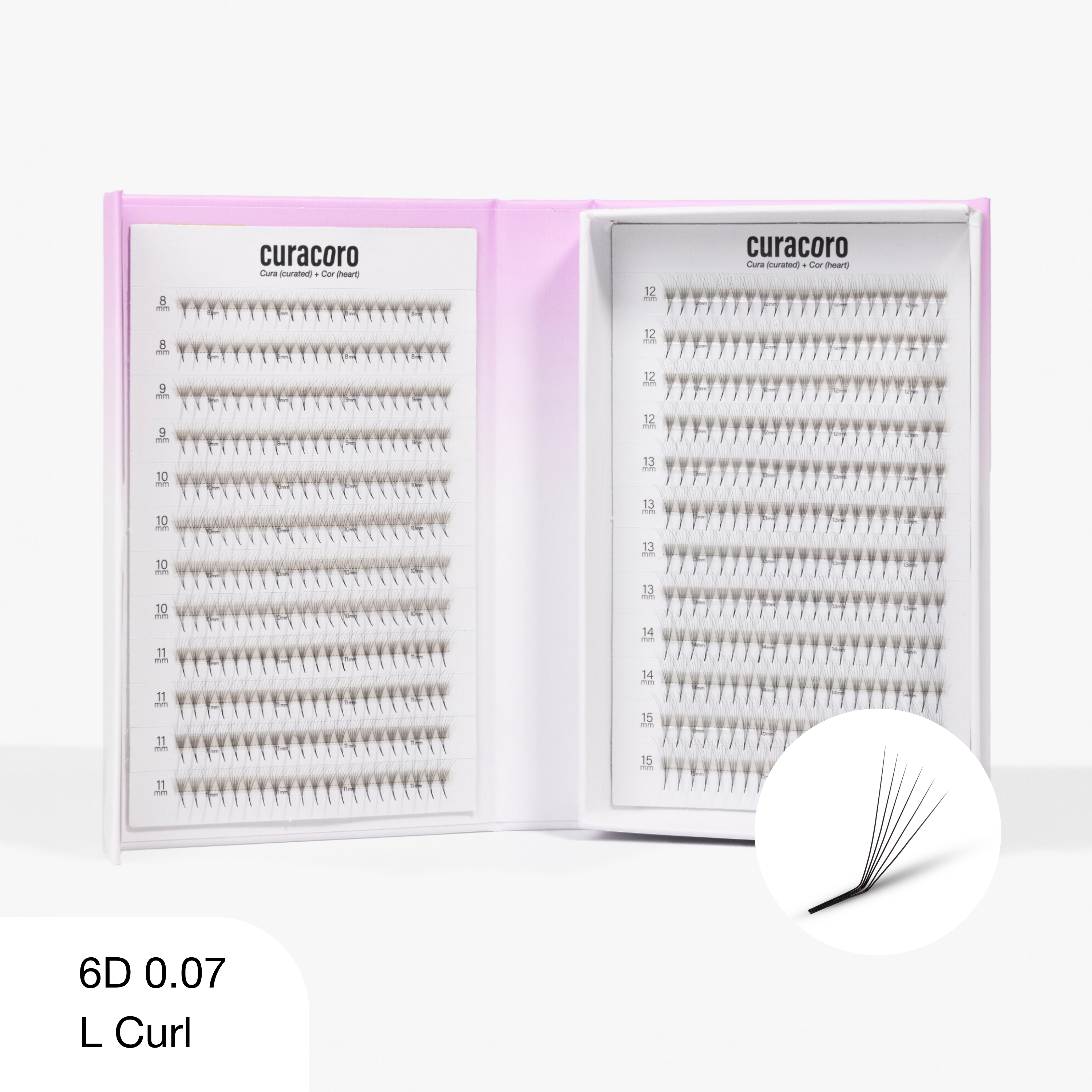 07 L Narrow Promade Fans 6D 0.07 L Curl 504 Fans | Curacoro – CURACORO CA