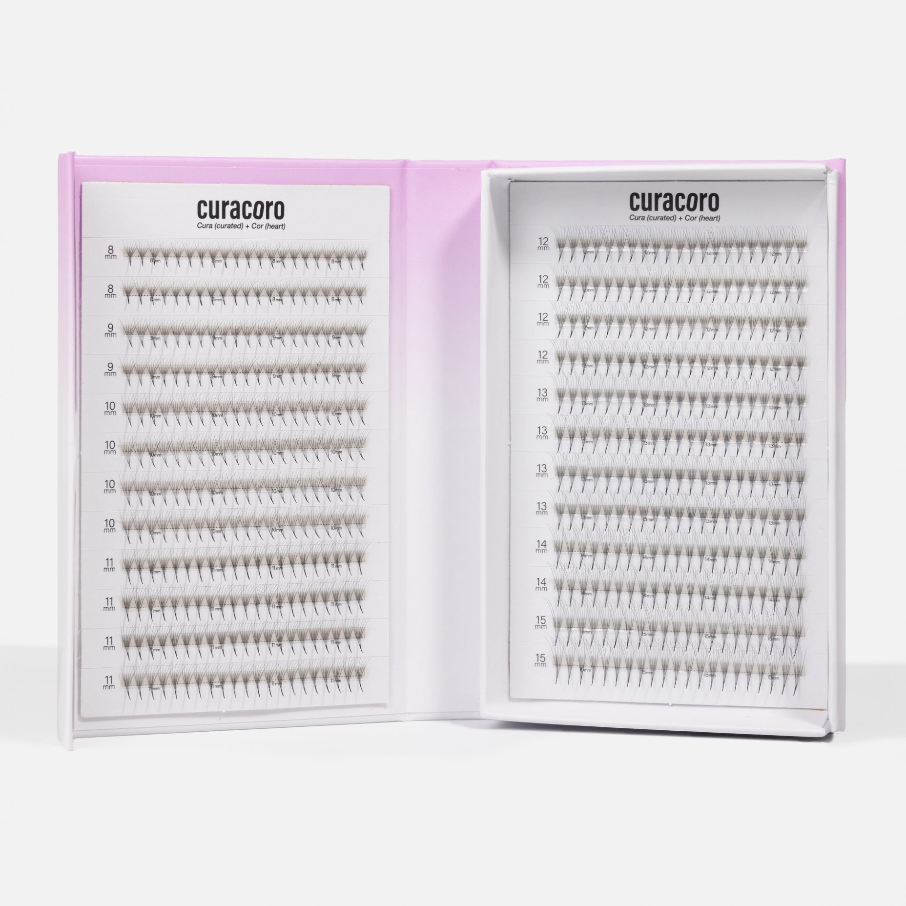 LashFolio Narrow Promade fans 5D 0.07 (LB & LC Curl) (504 fans)