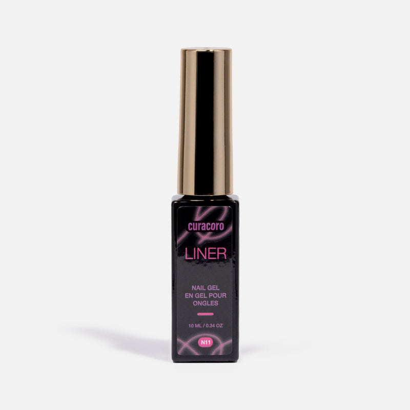 Nail Liner Gel - N11: Pink Pulse Bottle Over White Background