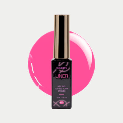 Nail Liner Gel - N11: Pink Pulse Bottle Over White Background