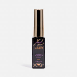 Nail Liner Gel - N12: Coral Radiance Bottle Over White Background
