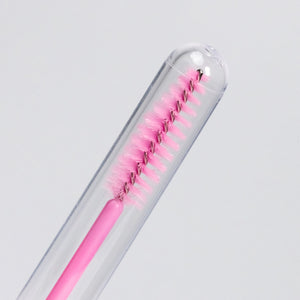 close up to a Mascara Brushes with Tubes