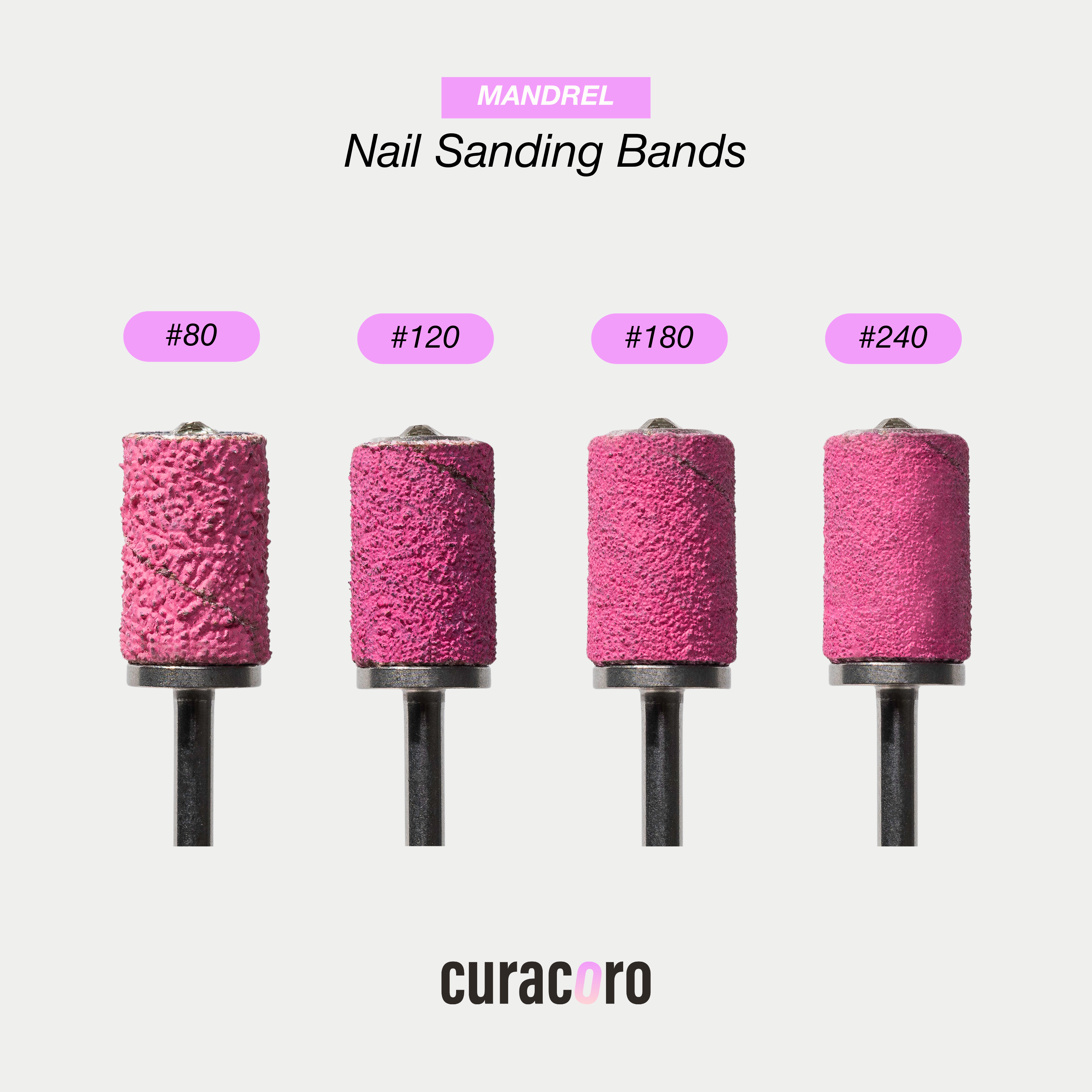 Nail Sanding Bands - Fit 3/32" Mandrel | 100pcs