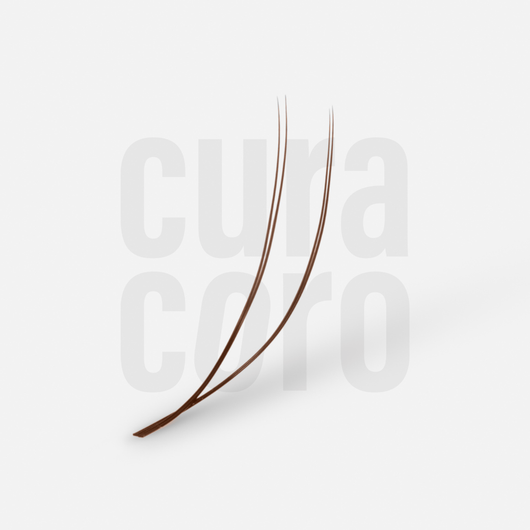 Narrow YY Lashes (2D U-shaped lashes) - Brown