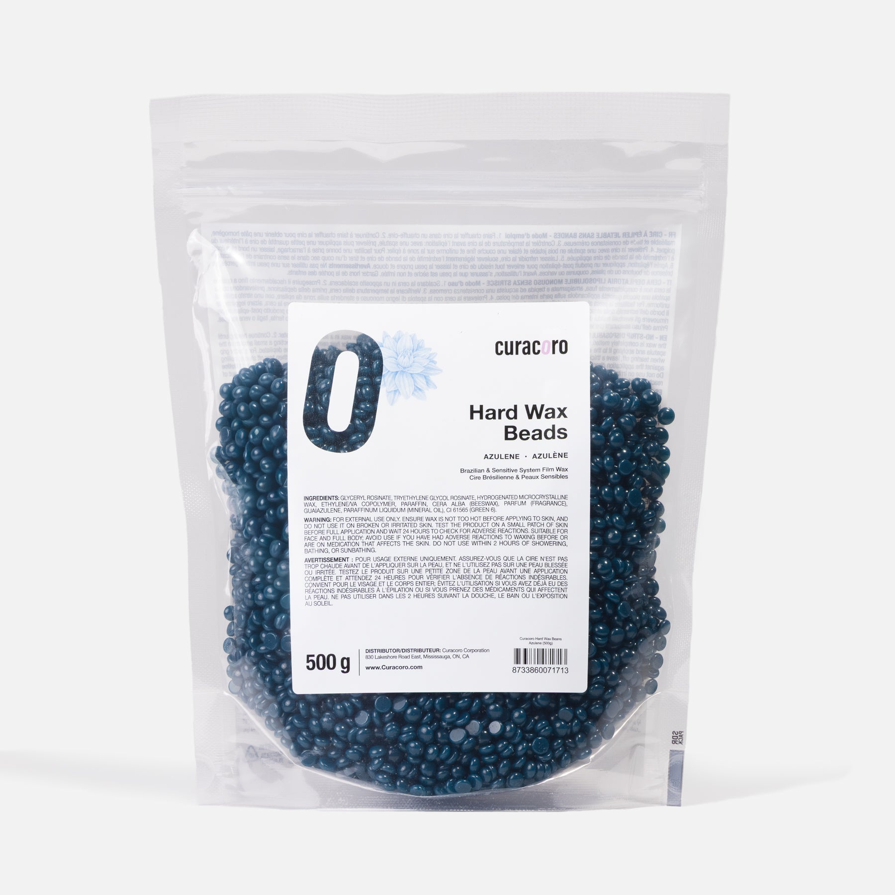 Curacoro Italian Hard Wax Beans - Pelables Primo - Azulene