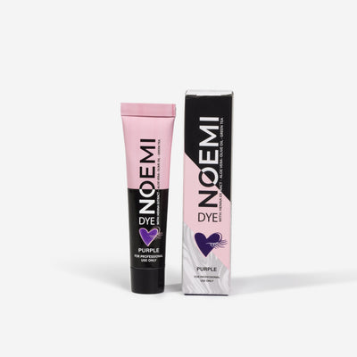 Noemi Hybrid Lash Dye - Purple Bottle & Box Over White Background