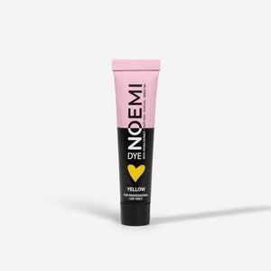 Noemi Hybrid Brow & Lash Dye - Yellow (Corrector) Bottle Over White Background