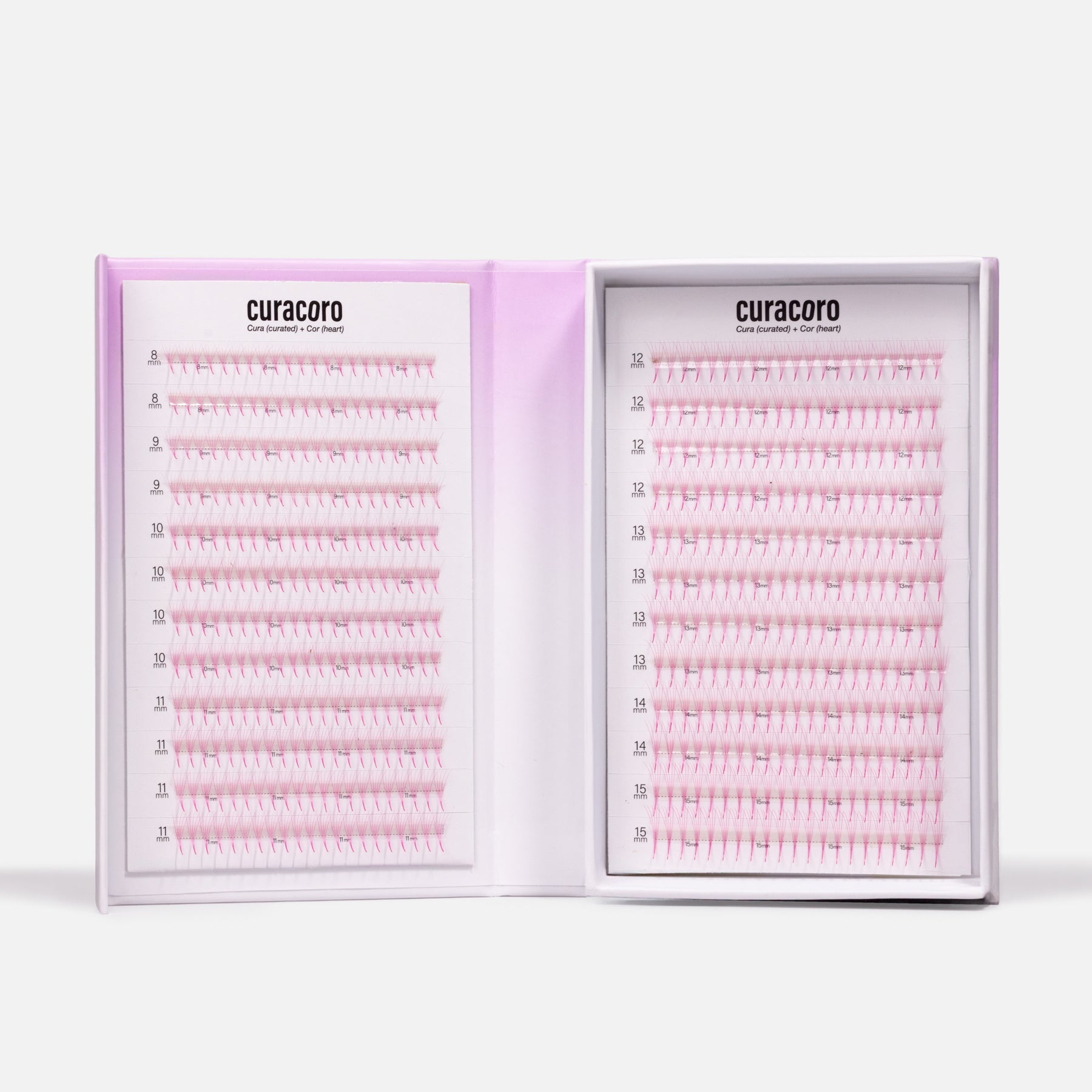 Pink Lashfolio Narrow Promade Fans
