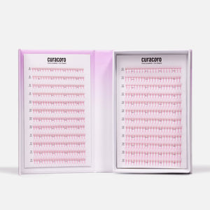Abanicos estrechos de Promade de Lashfolio en color rosa