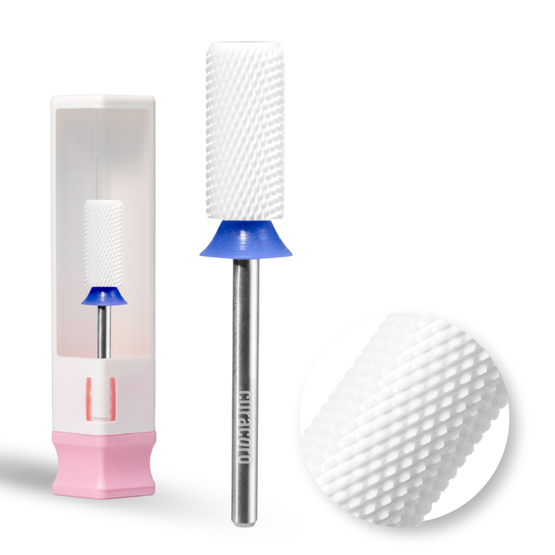 Ceramic Nail Drill Bit - Small Barrel Bit – Chamfer - Medium 3/32"