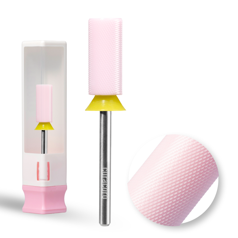 Ceramic Nail Drill Bit - Small Barrel Bits - Chamfer - Extra Fine 3/32"