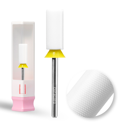 Ceramic Nail Drill Bit - Small Barrel Bits - Chamfer - Extra Fine 3/32"