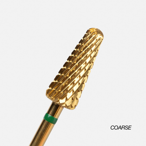 Nail Drill Bit – Slim Cone Cross Spiral Cut (Coarse) 3/32"