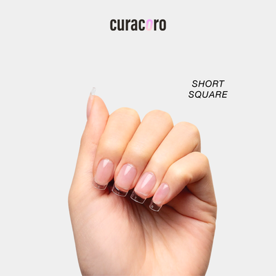 Soft Gel Nail Tips - Natural Square