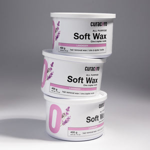 Curacoro Italian Soft Wax – Lavender (400g / 14oz)