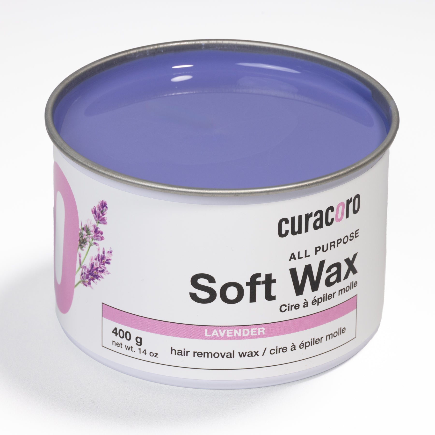 Curacoro Soft Wax – Lavender (400g / 14oz)