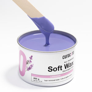 Curacoro Italian Soft Wax – Lavender (400g / 14oz)