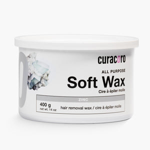 Curacoro Italian Soft Wax – Zinc Oxide (400g/14oz)