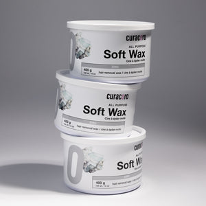 Curacoro Italian Soft Wax – Zinc Oxide (400g/14oz)