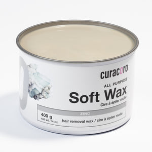 Curacoro Italian Soft Wax – Zinc Oxide (400g/14oz)