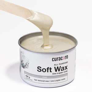 Curacoro Italian Soft Wax – Zinc Oxide (400g/14oz)