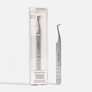 StarBorn L-Shaped Tweezer – Textured Volume Lash Tool | Curacoro