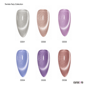Twinkle Fairy - Cat Eyes Gel Nail Collection (6 Shades / 15ml Each)