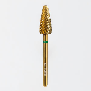 Nail Drill Bit - Wide Cone Cross Spiral Cut (Coarse) 3/32"