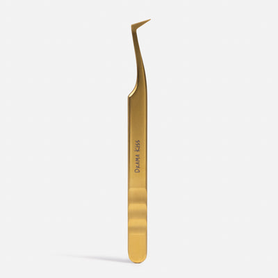 Drama Kiss 90° L-Shaped Tweezer – All-in-One Lash Tool | Curacoro