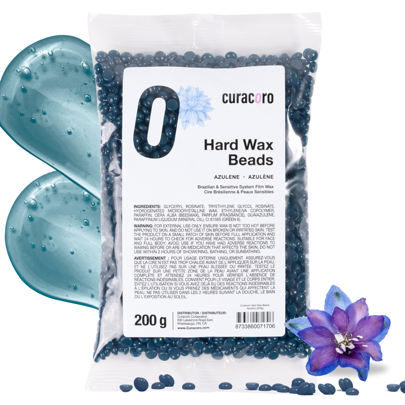 Curacoro Italian Hard Wax Beans - Pelables Primo - Azulene