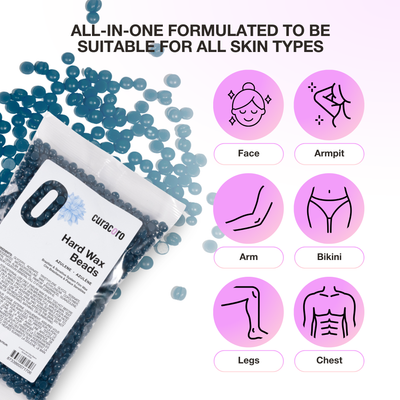 Curacoro Italian Hard Wax Beans - Pelables Primo - Azulene