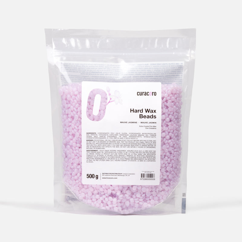 Curacoro Italian Hard Wax Beans - Extra Crystal - Mauve Jasmine (500g)