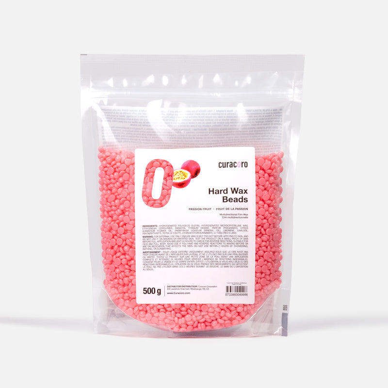 Curacoro Italian Hard Wax Beans - Multidirectional - Passion Fruit (500g)