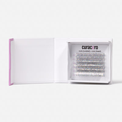 Super Mink Festive Tinsel Sparkle Silver 0.07