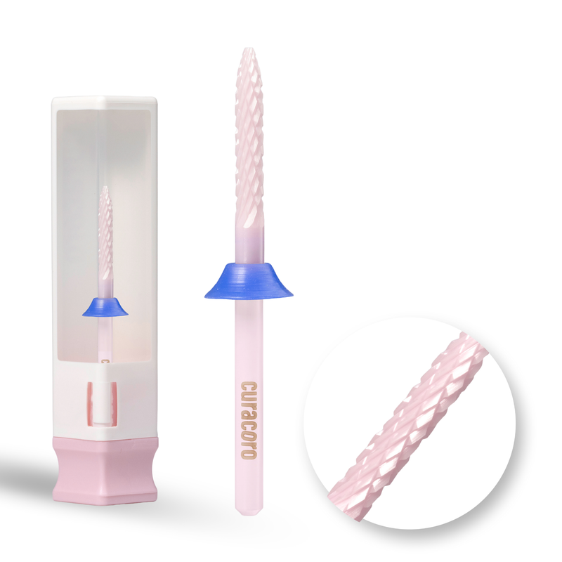 Ceramic Nail Drill Bit - Under Nail Cleaner Bit – Medium, 3/32"