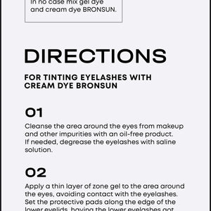 Bronsun Brow and Lash Cream Dye - Graphite 