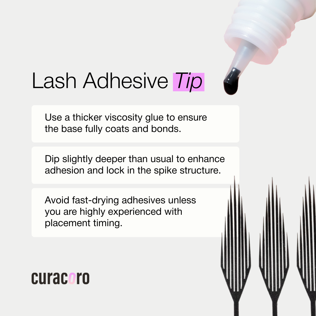 Anime Feather Spike (360 fans) Lash Adhesive Tip