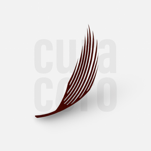Anime Feather Spike (360 fans) - Dark Brown