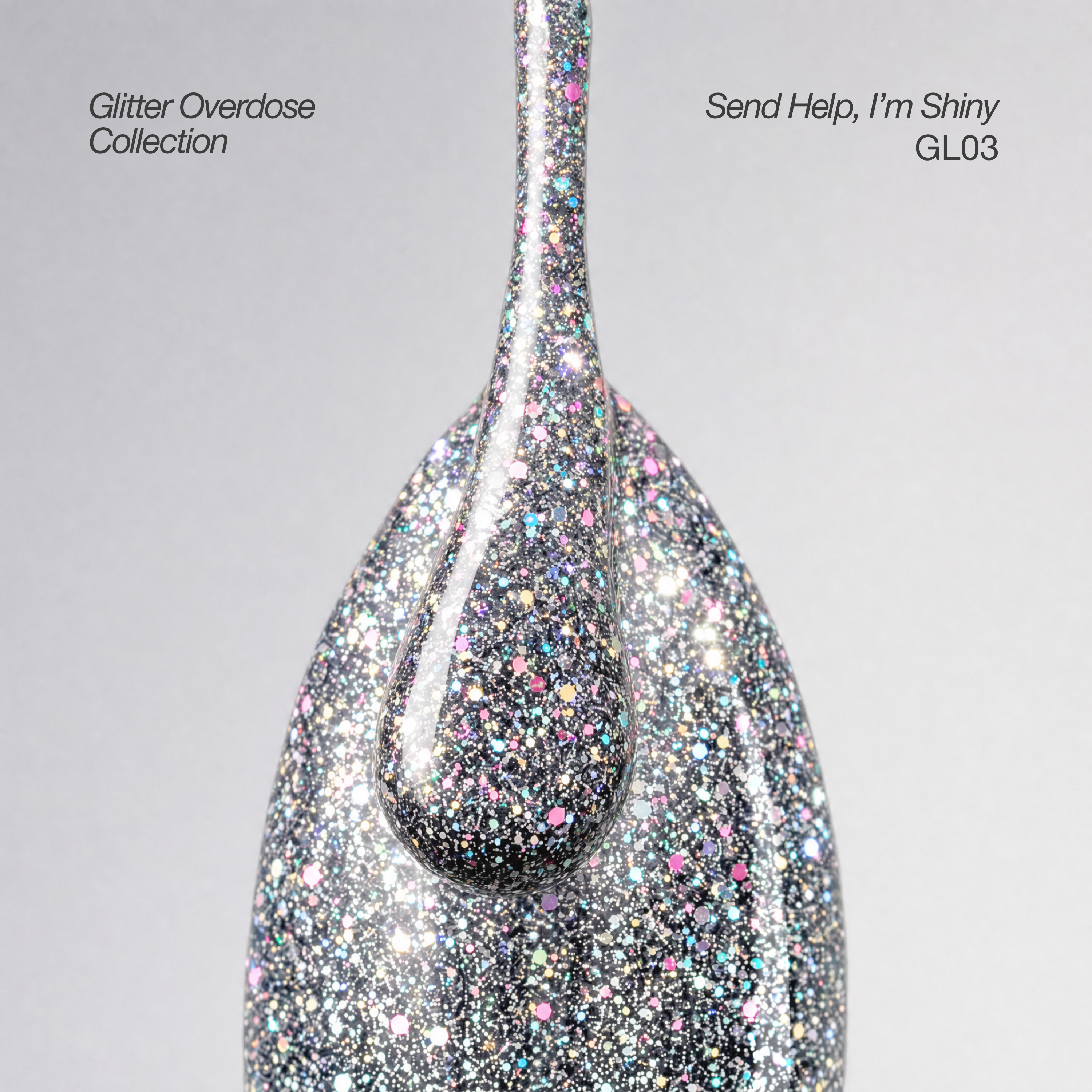 Glitter Overdose - Glitter Gel Nail Collection (6 Shades / 15ml Each)