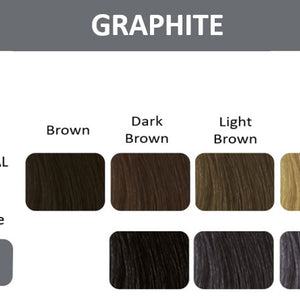 Thuya Graphite Eyebrow & Eyelash Dye offers a subtle grey tone, complementing brown to blonde hair shades for a soft, natural finish.