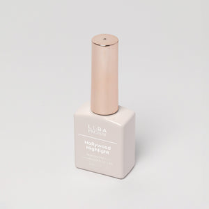LLBA Hollywood Highlight Gel Polish bottle on a light background.