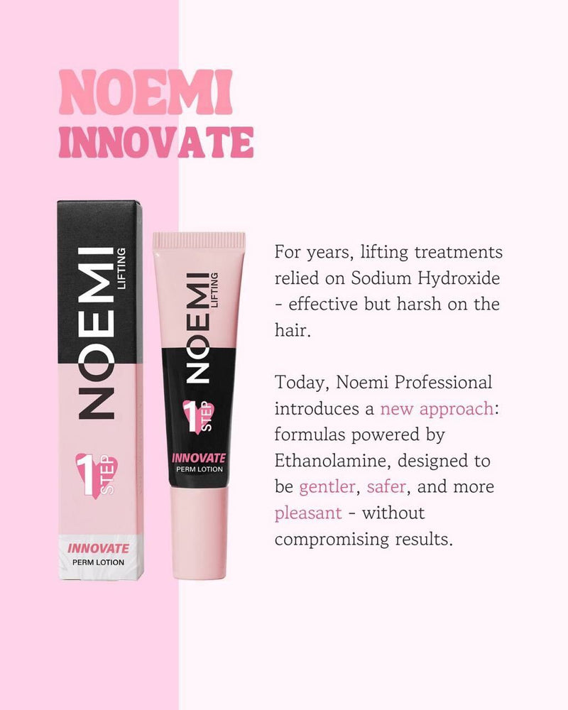 Noemi Lash Lift and Brow Lamination Innovate Perm Lotion Step 1