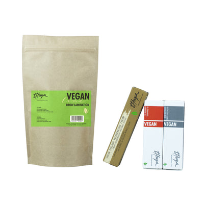 Thuya Vegan Brow Lamination Kit contains vegan-friendly products for perfect eyebrow styling and nourishment.