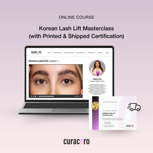 Korean Lash Lift Training | Online Certification | 3 Methods (Korean/Glueless/Hybrid)