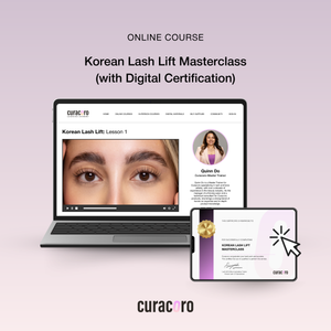 Korean Lash Lift Training | Online Certification | 3 Methods (Korean/Glueless/Hybrid)