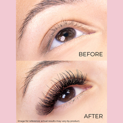 Image of Lashfolio Double Spike on a model's lashes.